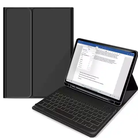 ⁨iPad Case 10.2" 2019 / 2020 / 2021 Tech-Protect SC Pen + Keyboard black⁩ at Wasserman.eu