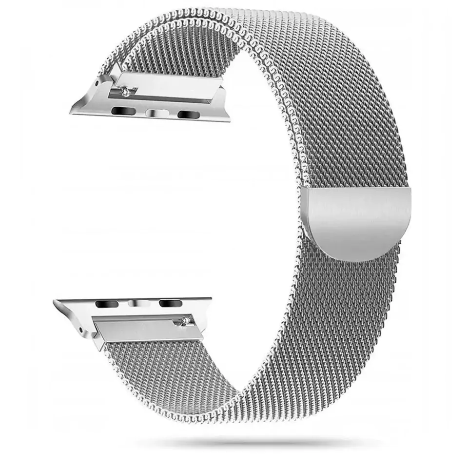 ⁨Tech-protect milaneseband apple watch 4 / 5 / 6 / 7 / 8 / se / ultra (42 / 44 / 45 / 49 mm) silver⁩ w sklepie Wasserman.eu