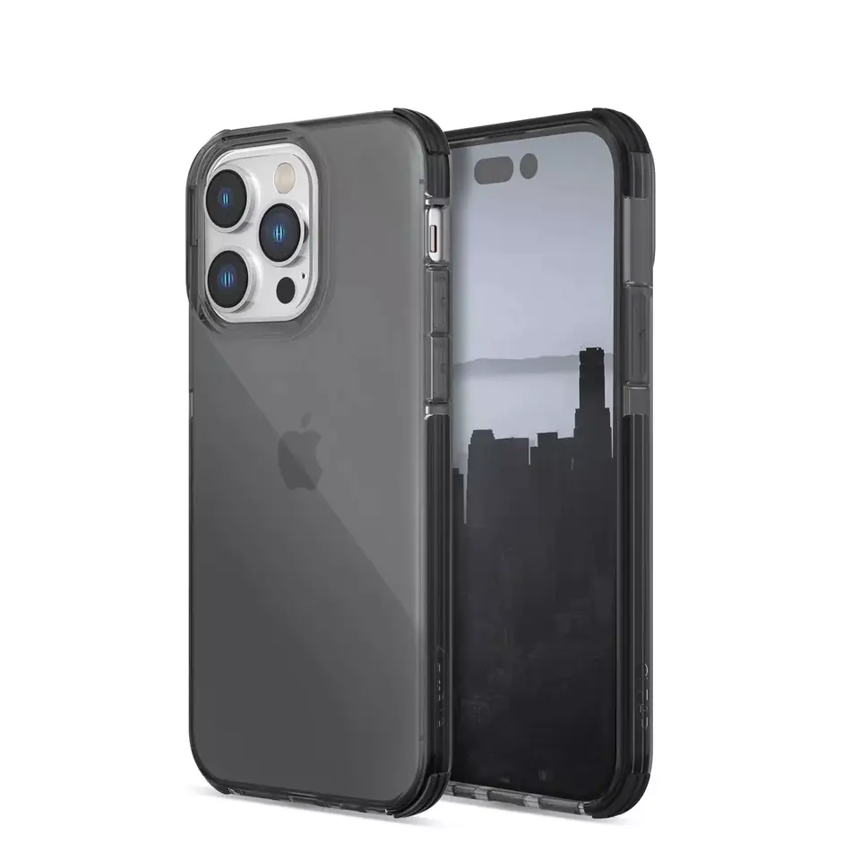 ⁨Raptic Clear Case etui iPhone 14 Pro pancerny pokrowiec szary⁩ w sklepie Wasserman.eu