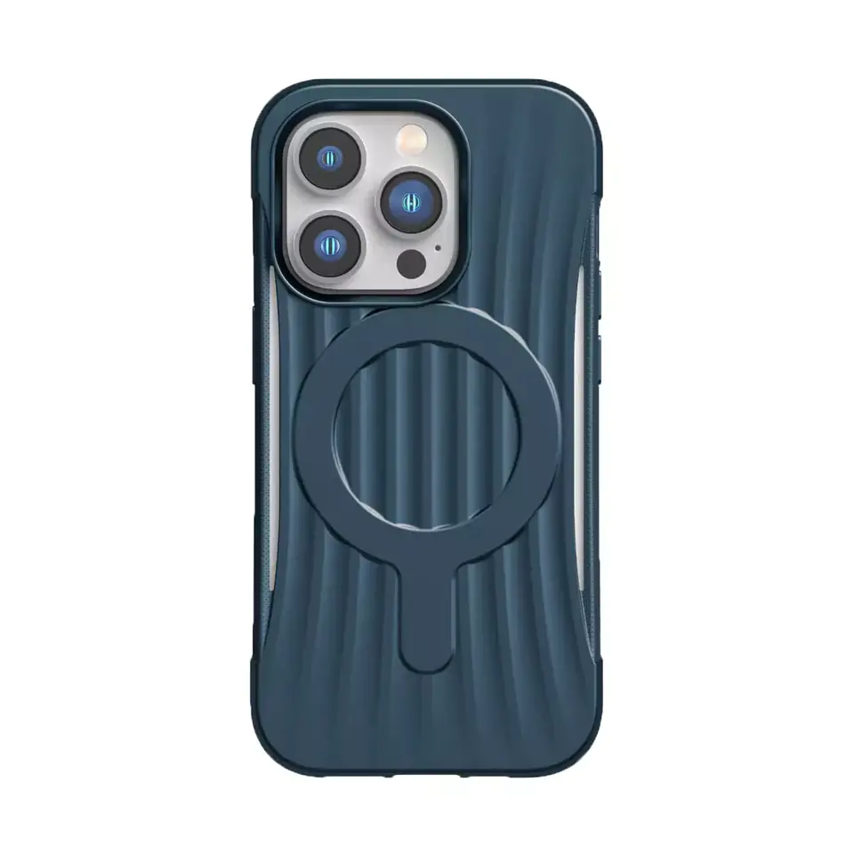 ⁨Raptic Clutch Built Case iPhone 14 Pro with MagSafe Back Cover Blue⁩ at Wasserman.eu