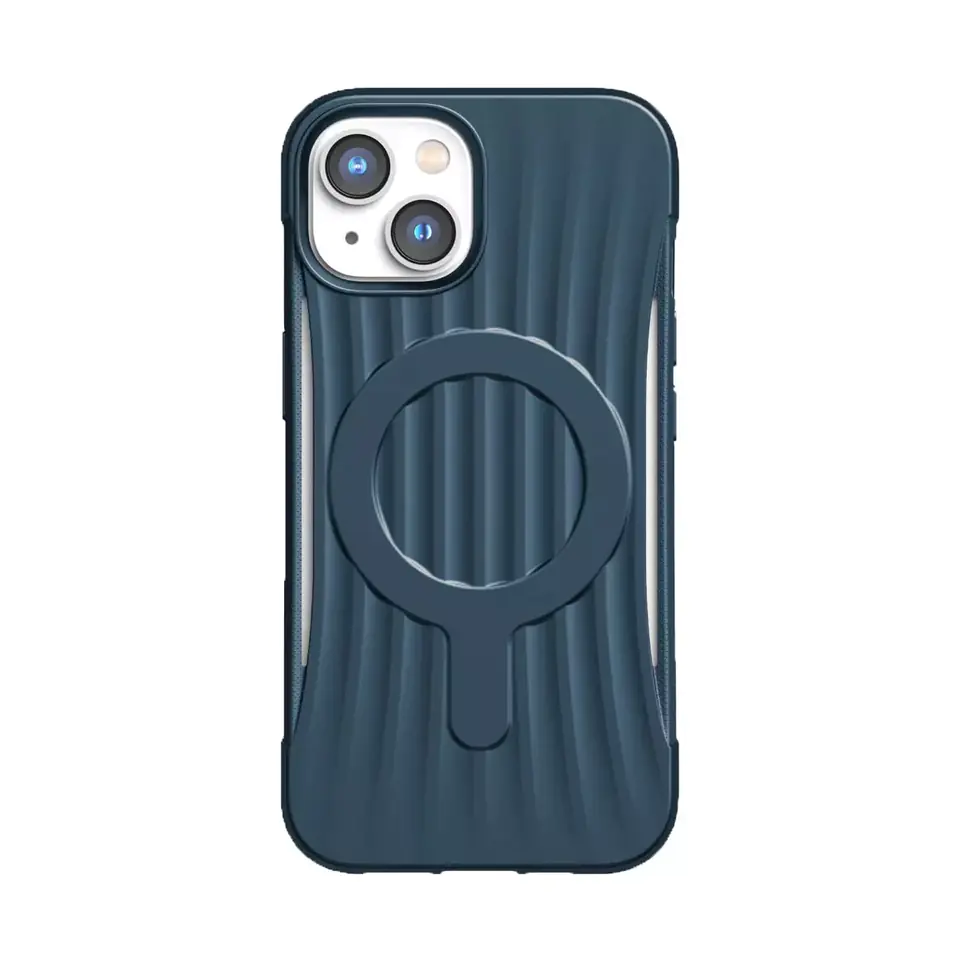 ⁨Raptic Clutch Built Case iPhone 14 with MagSafe Back Cover Blue⁩ at Wasserman.eu