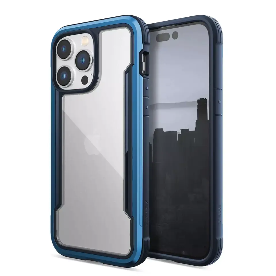 ⁨Raptic Shield Case etui iPhone 14 Pro Max pancerny pokrowiec niebieski⁩ w sklepie Wasserman.eu