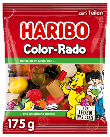 ⁨Haribo Color-Rado Jelly Beans 175 g⁩ at Wasserman.eu