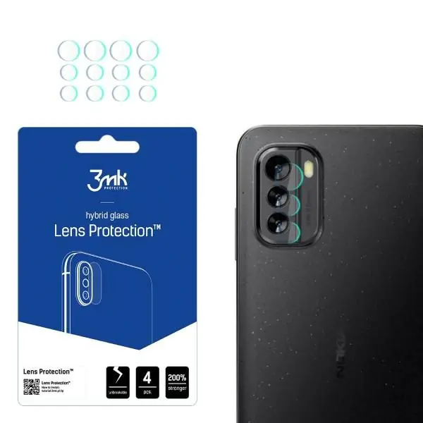 ⁨3MK Lens Protect Nokia G60 5G Ochrona na obiektyw aparatu 4szt⁩ w sklepie Wasserman.eu