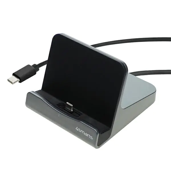 ⁨4smarts Tablet Docking Station VoltDock USB-C 60W Gunmetal 462261⁩ at Wasserman.eu