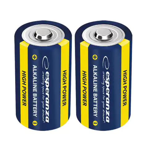 ⁨EZB106 Esperanza baterie alkaliczne lr20 d 2szt⁩ w sklepie Wasserman.eu