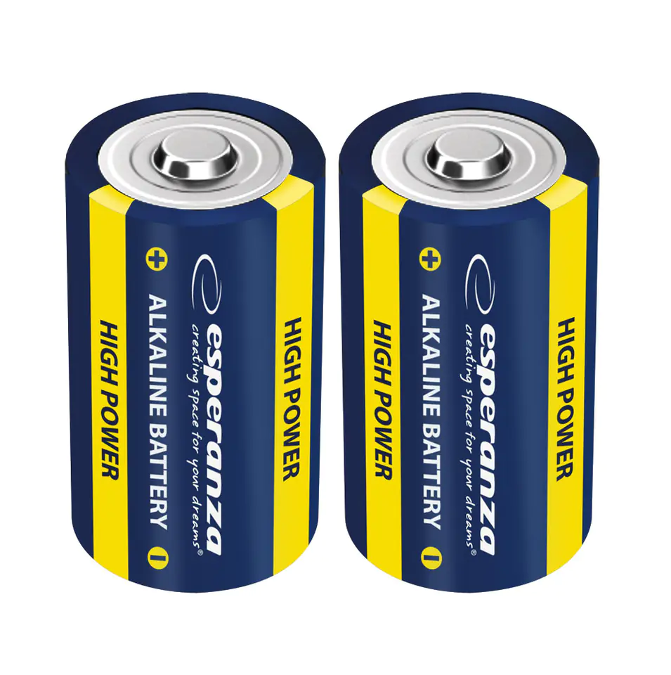 ⁨EZB106 Esperanza alkaline batteries lr20 d 2pcs⁩ at Wasserman.eu