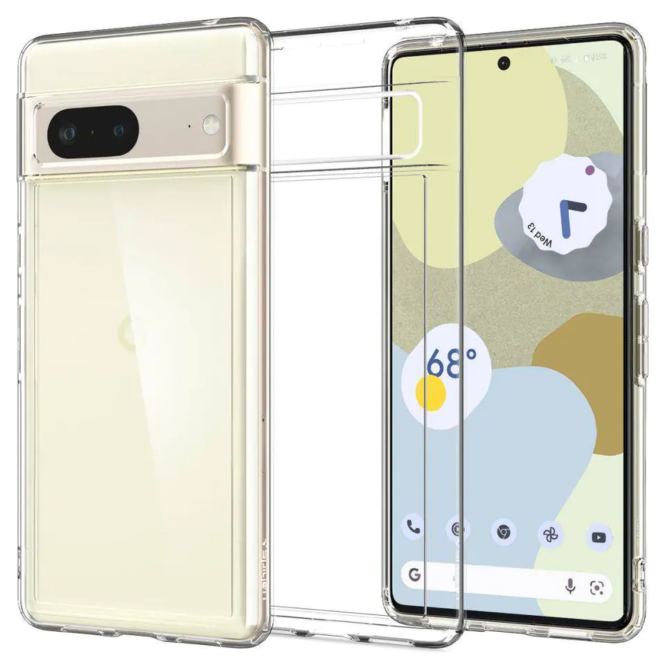 ⁨Etui GOOGLE PIXEL 7 Spigen Ultra Hybrid Crystal transparentne⁩ w sklepie Wasserman.eu