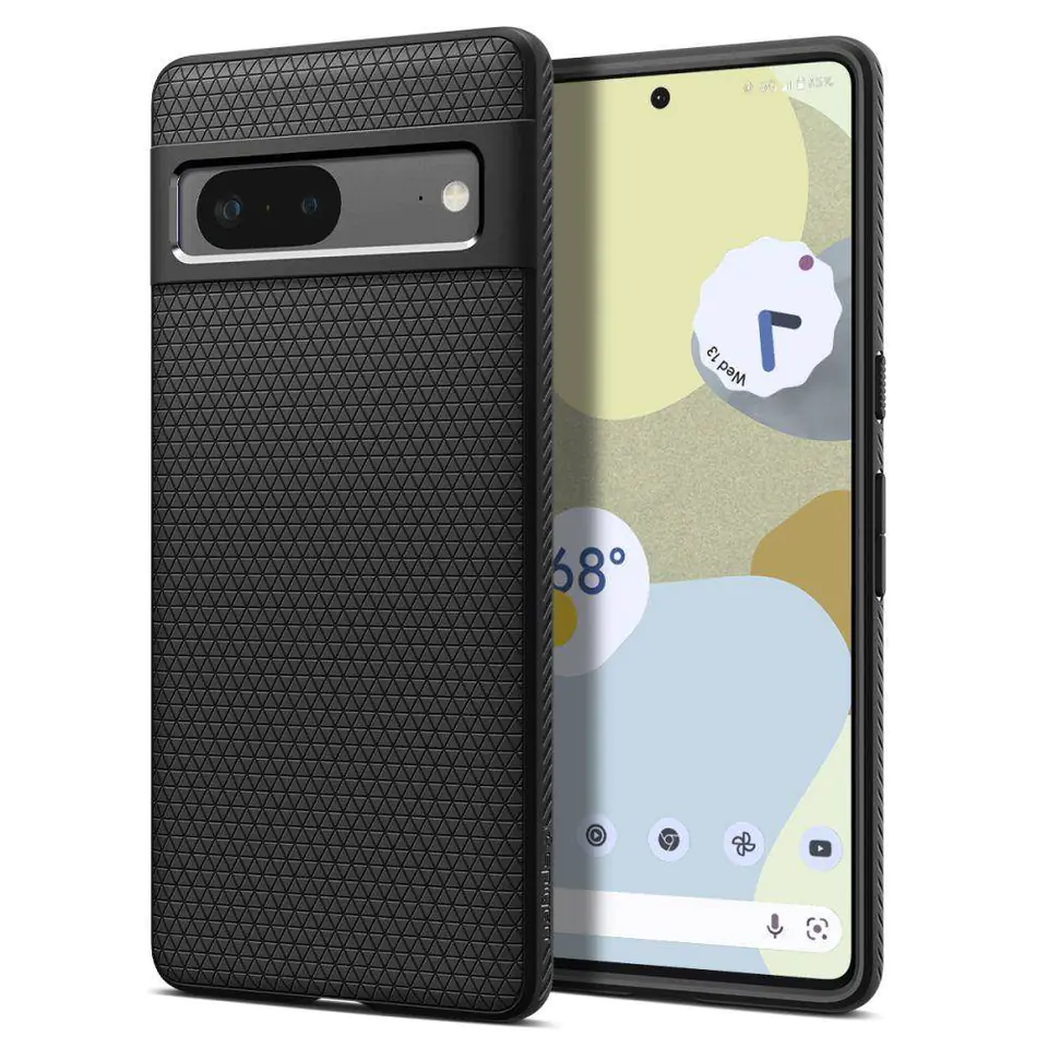 ⁨Case GOOGLE PIXEL 7 Spigen Liquid Air Matte black⁩ at Wasserman.eu