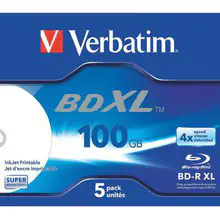 ⁨BD-R VERBATIM 100 GB 4x Jewel Case 5 pcs⁩ at Wasserman.eu