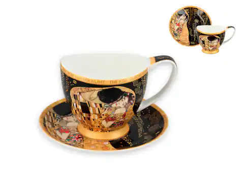 ⁨Vanessa espresso cup - G. Klimt, Kiss (CARMANI)⁩ at Wasserman.eu
