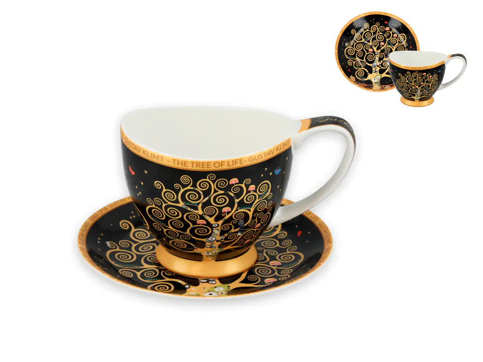 ⁨Vanessa espresso cup - G. Klimt, The Tree of Life (CARMANI)⁩ at Wasserman.eu