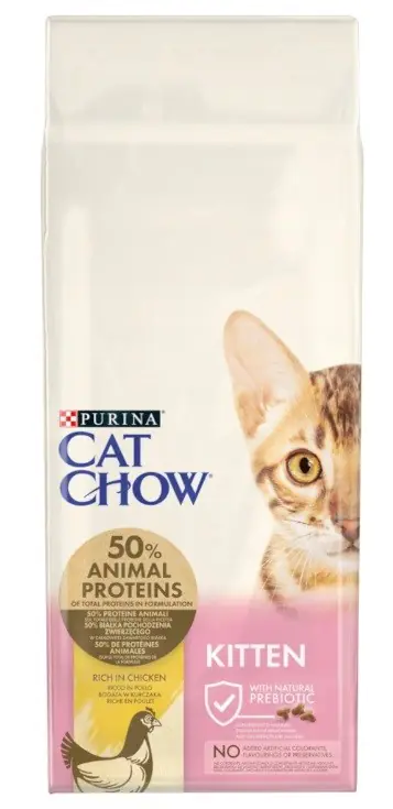 ⁨Purina CAT CHOW cats dry food 15 kg Kitten Chicken⁩ at Wasserman.eu