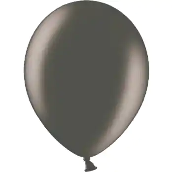 ⁨Black metallic balloon 27 cm (100 pcs) 12M-090 ALIGA⁩ at Wasserman.eu