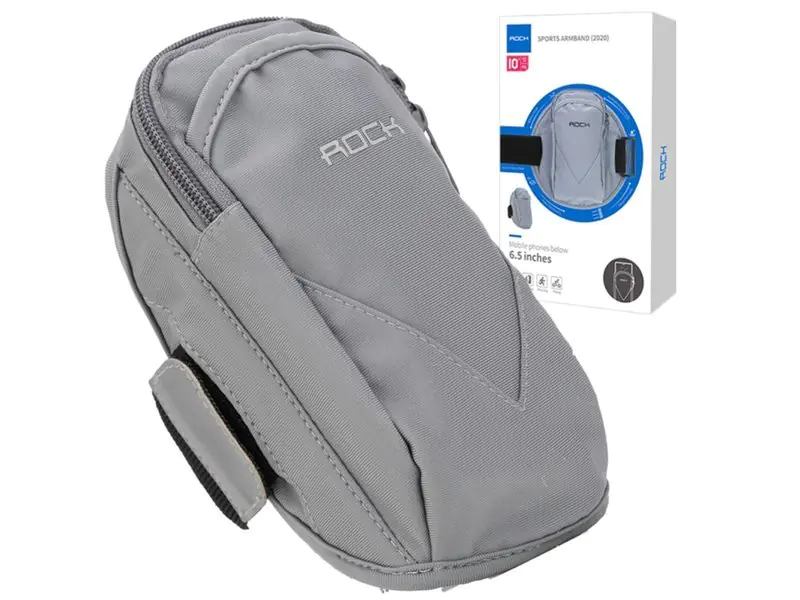 ⁨Rock sachet sports band armband shoulder running sachet Grey⁩ at Wasserman.eu