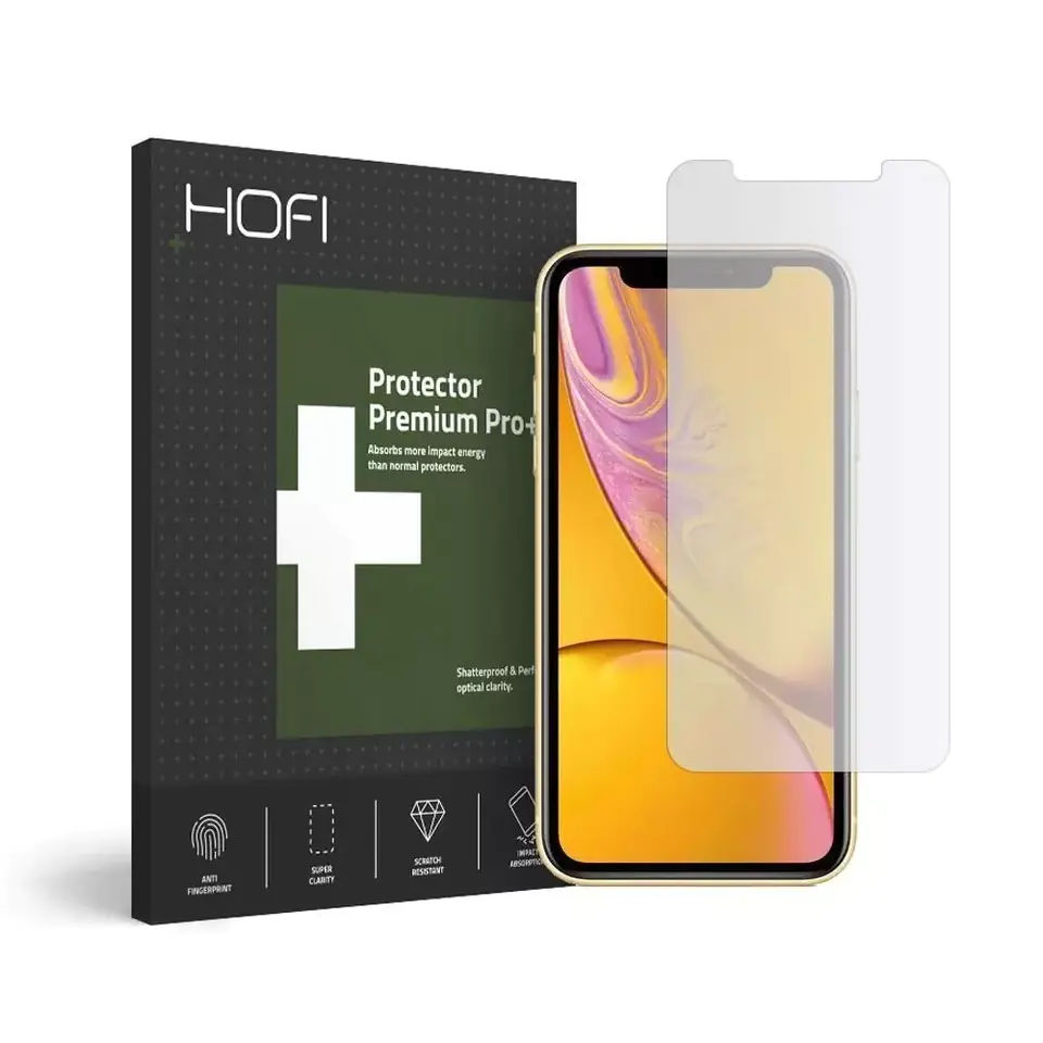 ⁨Szkło hartowane Hofi Glass Pro+ ochrona na ekran urządzenia do Apple iPhone 11⁩ w sklepie Wasserman.eu