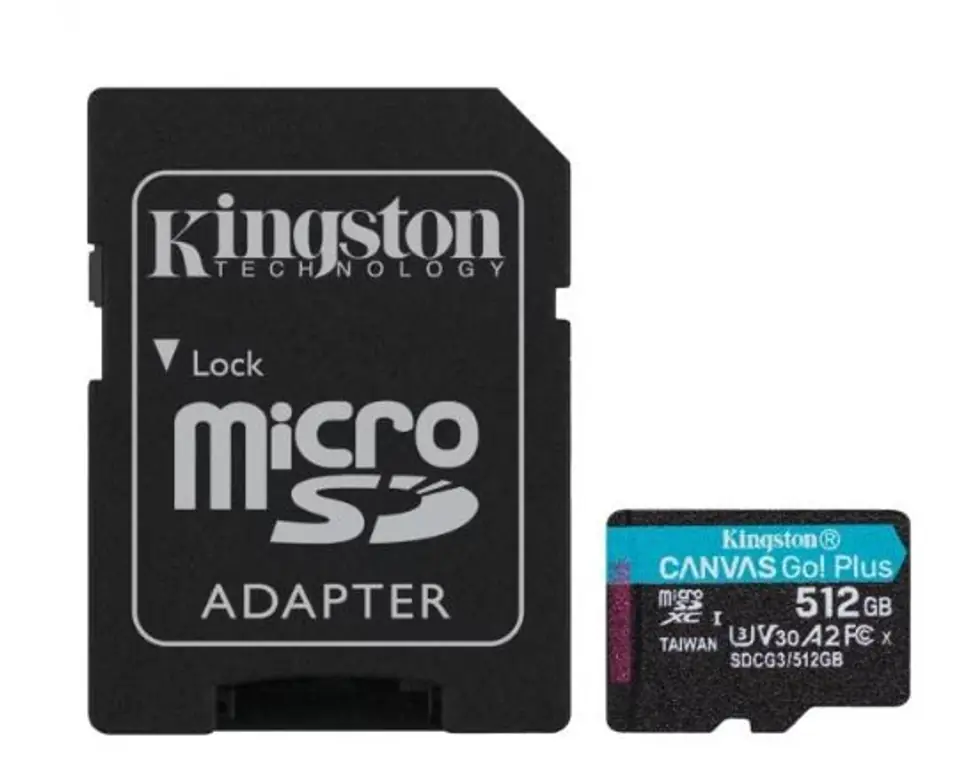 microSD Card 512GB Canvas Go Plus 170/90MB/s Adapter at Wasserman.eu