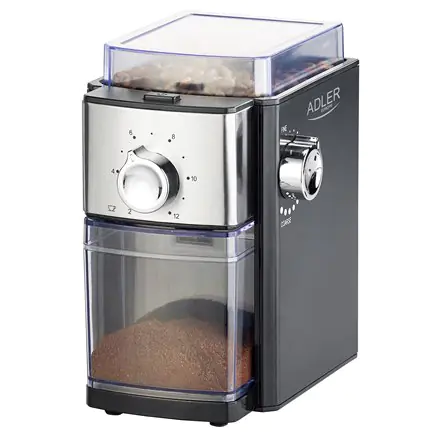 ⁨Adler AD 4448 coffee grinder 300 W Black⁩ at Wasserman.eu