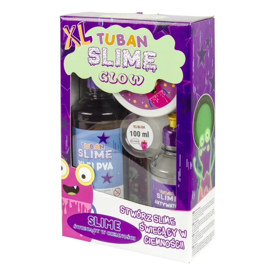 Masa plastyczna Zestaw super slime - Glow in the dark XL w sklepie Wasserman.eu