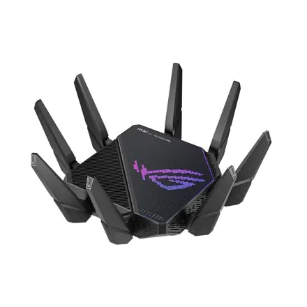 ⁨Asus Tri-band Gigabit Wifi-6 Gaming Router ROG Rapture GT-AX11000 PRO 802.11ax, 480+1148 Mbit/s, 10/100/1000 Mbit/s, Ethernet⁩ at Wasserman.eu