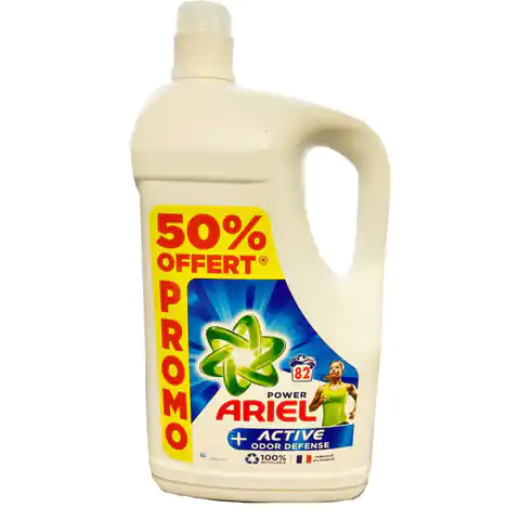 ⁨Ariel Power + Active Odor Defense Żel 82 prania⁩ w sklepie Wasserman.eu