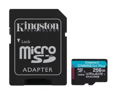 ⁨Karta microSD 256GB Canvas Go Plus 170/90MB/s Adapter⁩ w sklepie Wasserman.eu