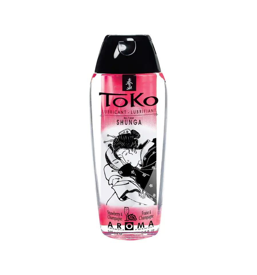 ⁨Shunga - Toko Lubricant Strawberry 165 ml⁩ w sklepie Wasserman.eu