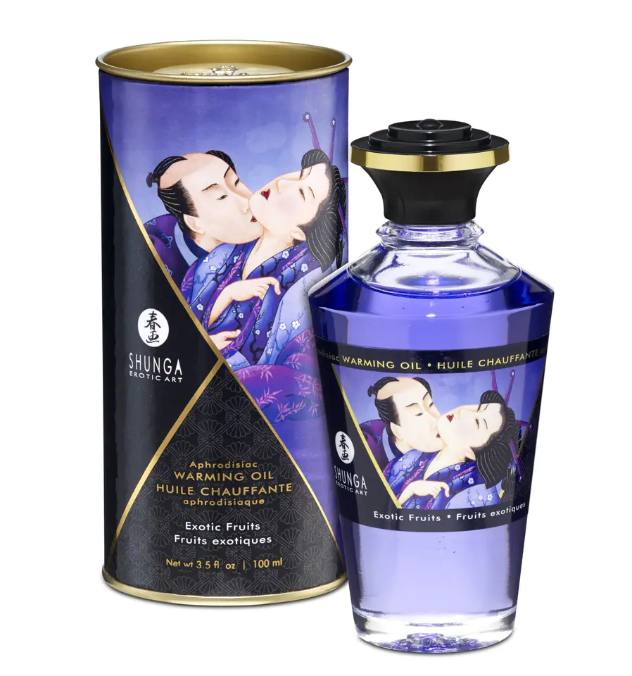 ⁨Shunga - Aphrodisiac Oil Exotic Fruits 100 ml⁩ w sklepie Wasserman.eu