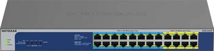 Przełącznik NETGEAR GS524UP-100EUS (8x 10/100/1000 PoE+ ) w sklepie Wasserman.eu