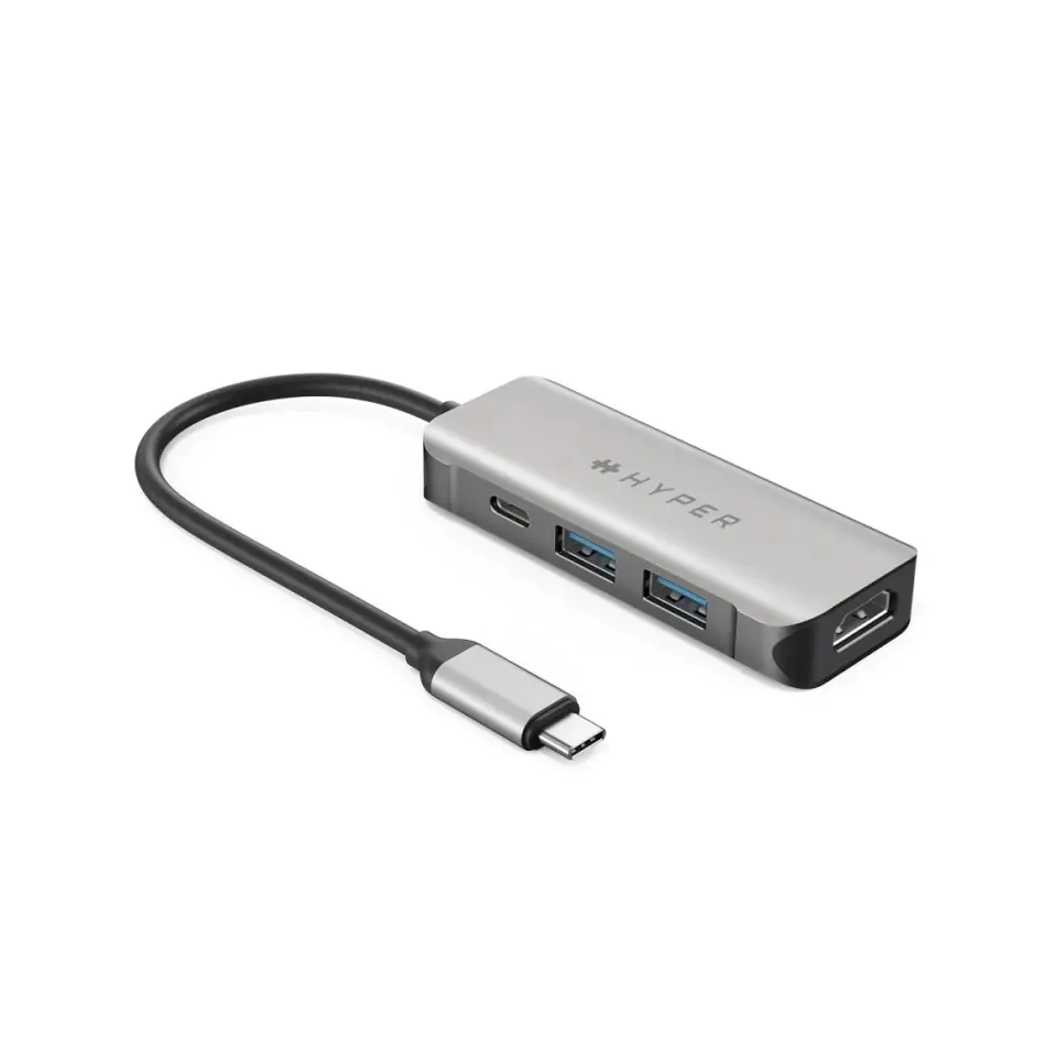 HYPERDRIVE Hyper HD 4-in-1 Srebrny HD41-GL w sklepie Wasserman.eu