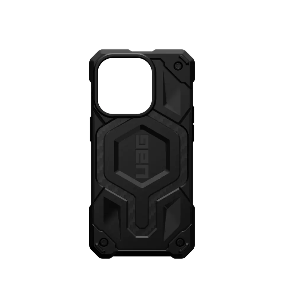 ⁨UAG Monarch - protective case for iPhone 14 Pro compatible with MagSafe (carbon fiber)⁩ at Wasserman.eu