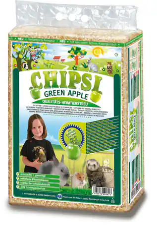 ⁨CHIPSI Green Apple 60l, 3,2 kg "wiórowe"⁩ w sklepie Wasserman.eu