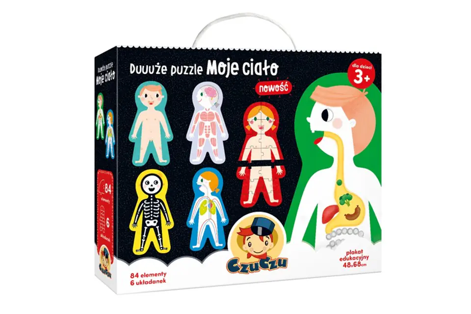 ⁨Puzzle Duuuże - Moje ciało⁩ w sklepie Wasserman.eu