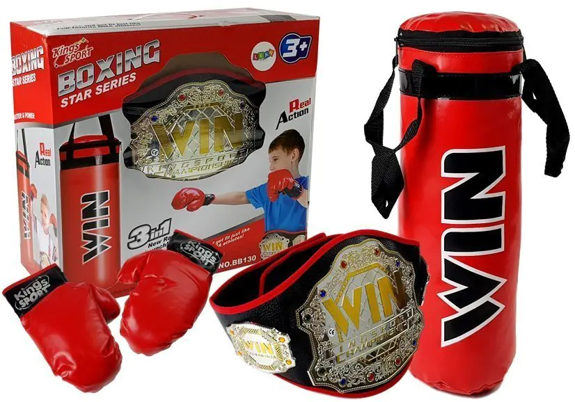 ⁨Boxing Set Sack Gloves Belt Winner Boxer⁩ at Wasserman.eu