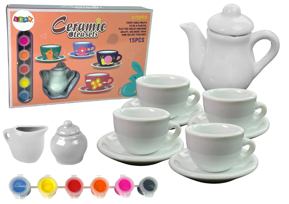⁨DIY Tea Set Paints Painting Porcelain⁩ at Wasserman.eu