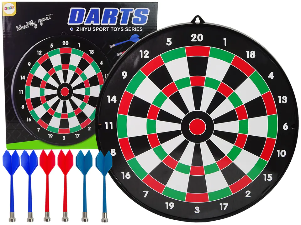 ⁨Tarcza Dart z Rzutkami Magnetycznymi 6 Sztuk⁩ w sklepie Wasserman.eu