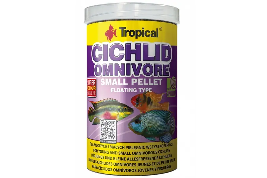 ⁨TR CICHLID OMNIVORE SMALL PELLET 250ML/90G 60954⁩ at Wasserman.eu