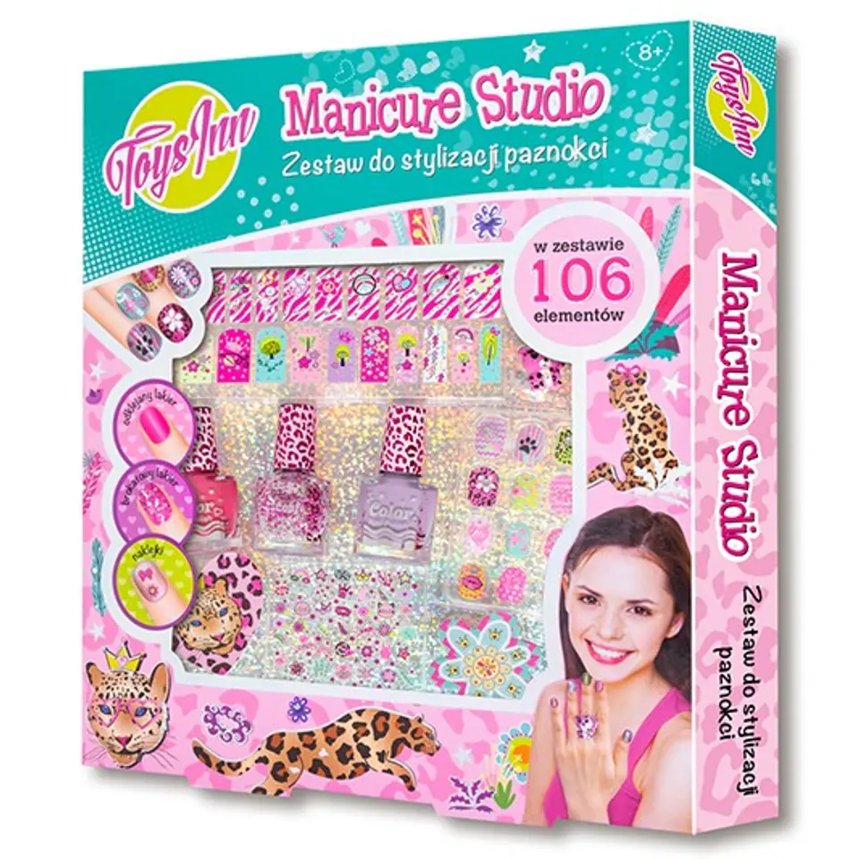 Manicure studio 3 lakiery Pantera w sklepie Wasserman.eu