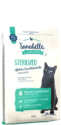 ⁨Sanabelle Sterilized cats dry food 10 kg Senior Liver, Poultry⁩ at Wasserman.eu