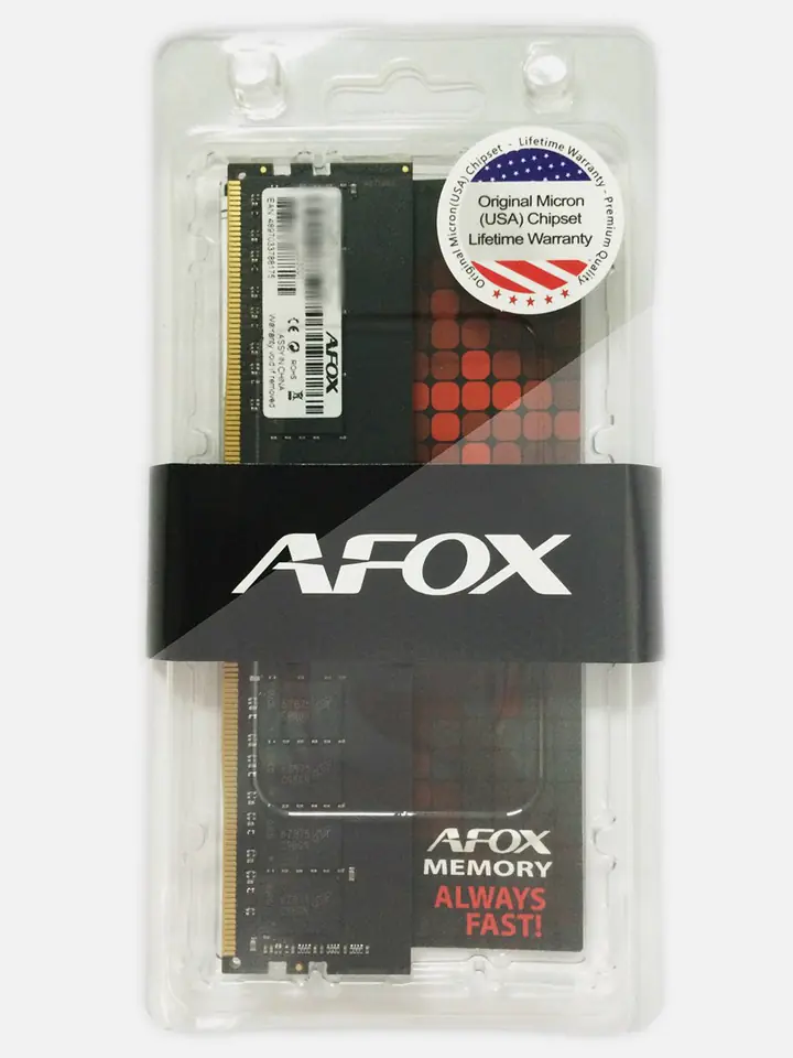 ⁨AFOX AFLD44EN1P memory module 4 GB 1 x 4 GB DDR4 2400 MHz⁩ at Wasserman.eu