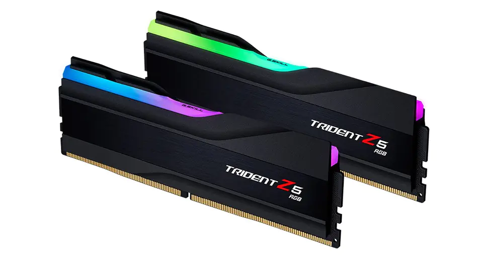 ⁨G.Skill Trident Z5 RGB F5-6800J3446F24GX2-TZ5RK memory module 96 GB 2 x 48 GB DDR5 6800 MHz⁩ at Wasserman.eu