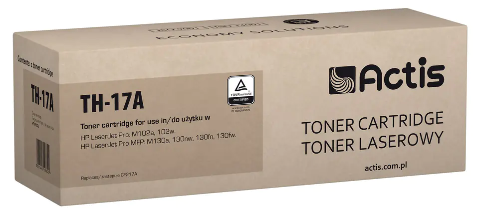 ⁨Actis TH-17A toner (replacement for HP 17A CF217A; Standard; 1600 pages; black)⁩ at Wasserman.eu