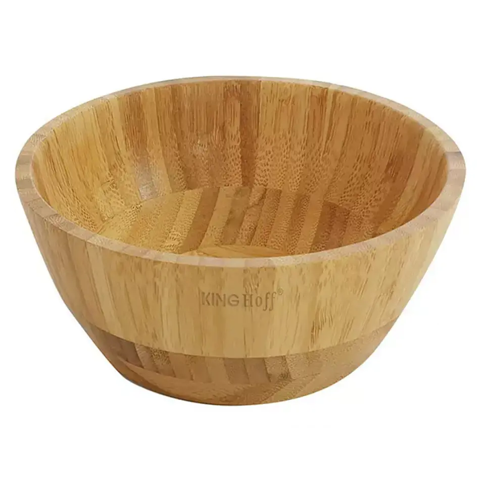 ⁨Bamboo bowl 16cm KINGHOFF KH-1694⁩ at Wasserman.eu