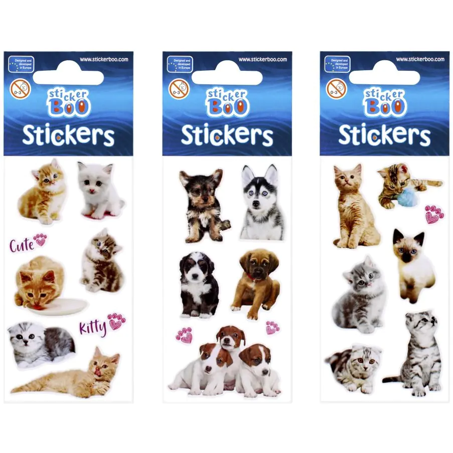 ⁨Naklejki 66x180 S-BOO Kotki i Pieski 476945⁩ w sklepie Wasserman.eu
