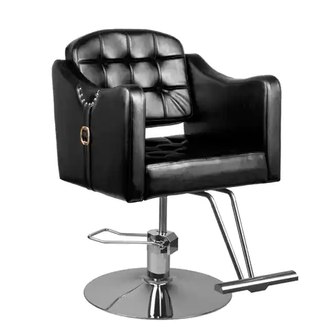 ⁨Hair System hairdressing chair 0-90 black⁩ at Wasserman.eu