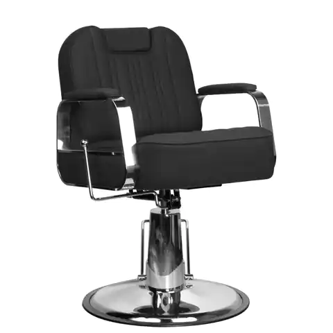 ⁨Gabbiano barber chair Rufo black⁩ at Wasserman.eu
