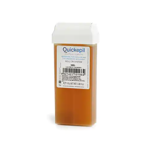 ⁨Quickepil wosk do depilacji rolka mel natural 110 g⁩ w sklepie Wasserman.eu