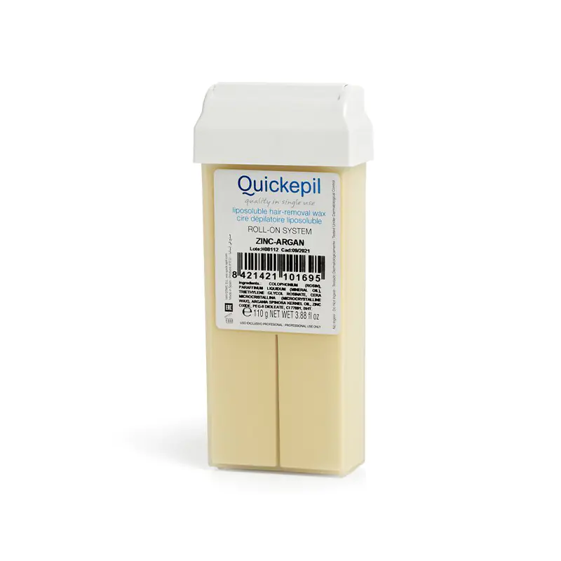 ⁨Quickepil wax depilatory roll zink-argan 110 g⁩ at Wasserman.eu