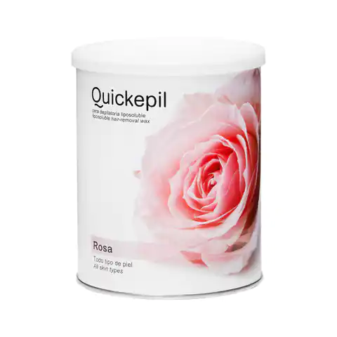 ⁨Quickepil wosk do depilacji puszka różany 800 ml⁩ w sklepie Wasserman.eu