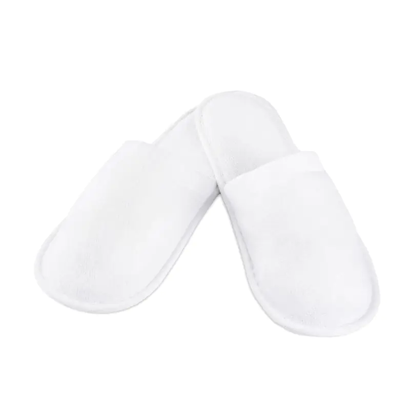 ⁨Terry slippers full white⁩ at Wasserman.eu